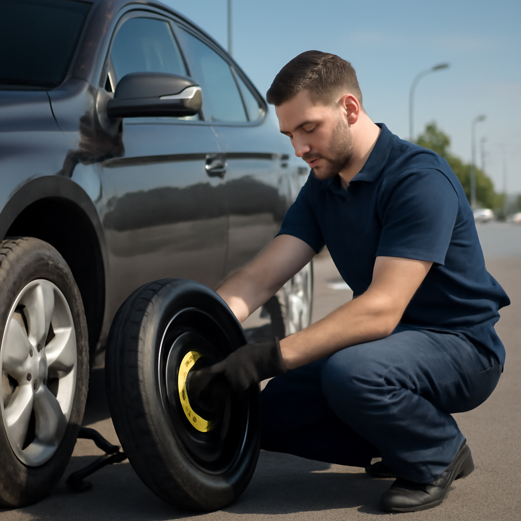 Intervention pneu et crevaison
